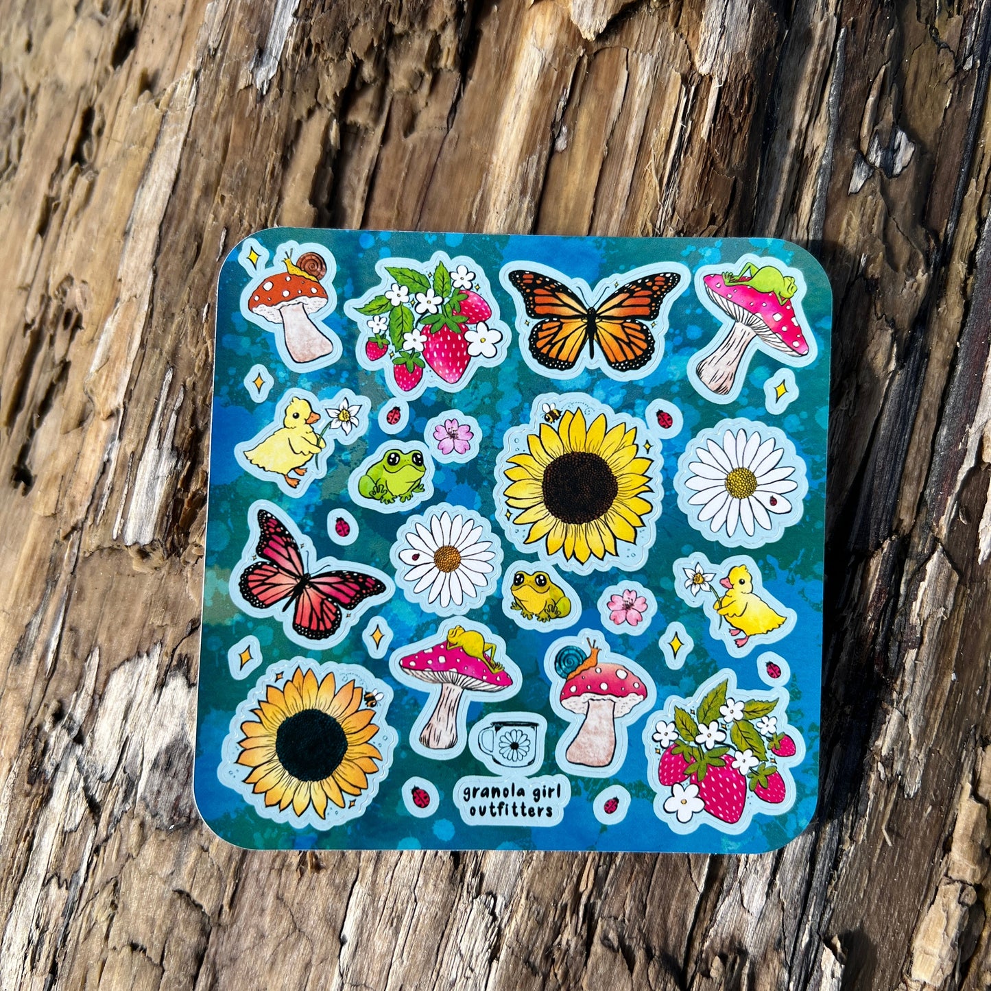 Garden Friends Sticker Sheet