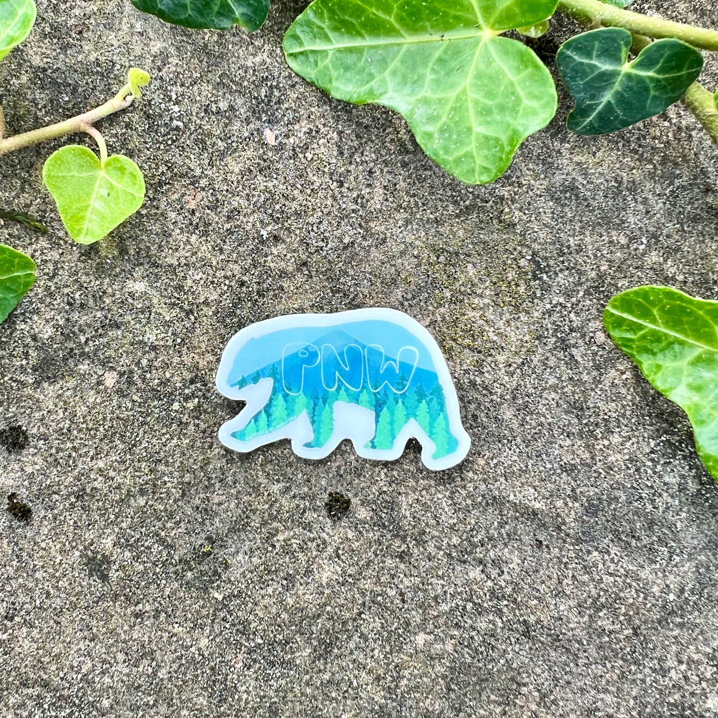 PNW Bear Sticker (Mini)