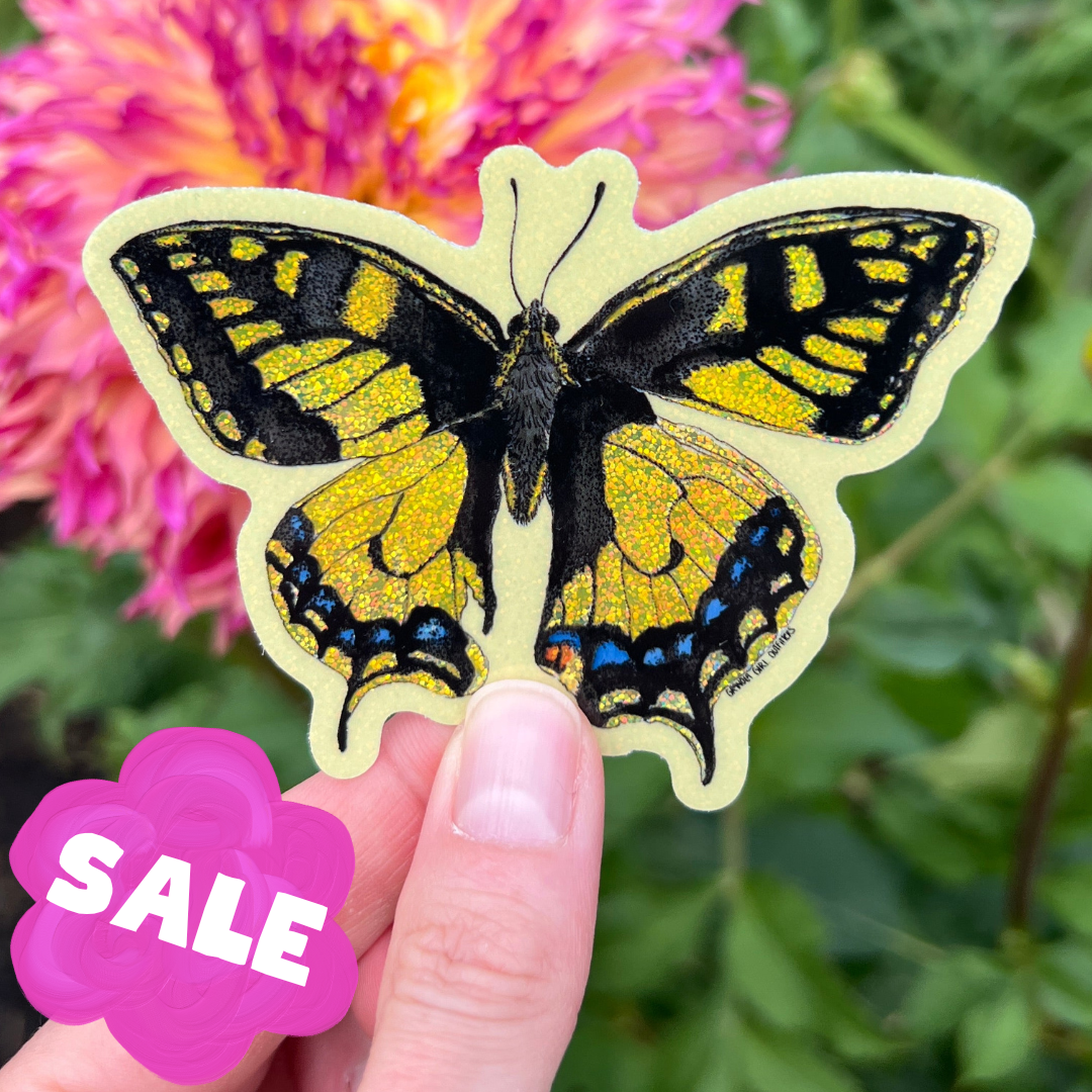 Oregon Swallowtail Butterfly Sticker