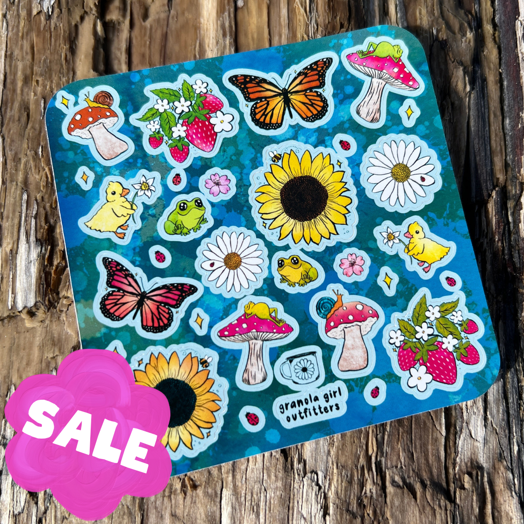 Garden Friends Sticker Sheet