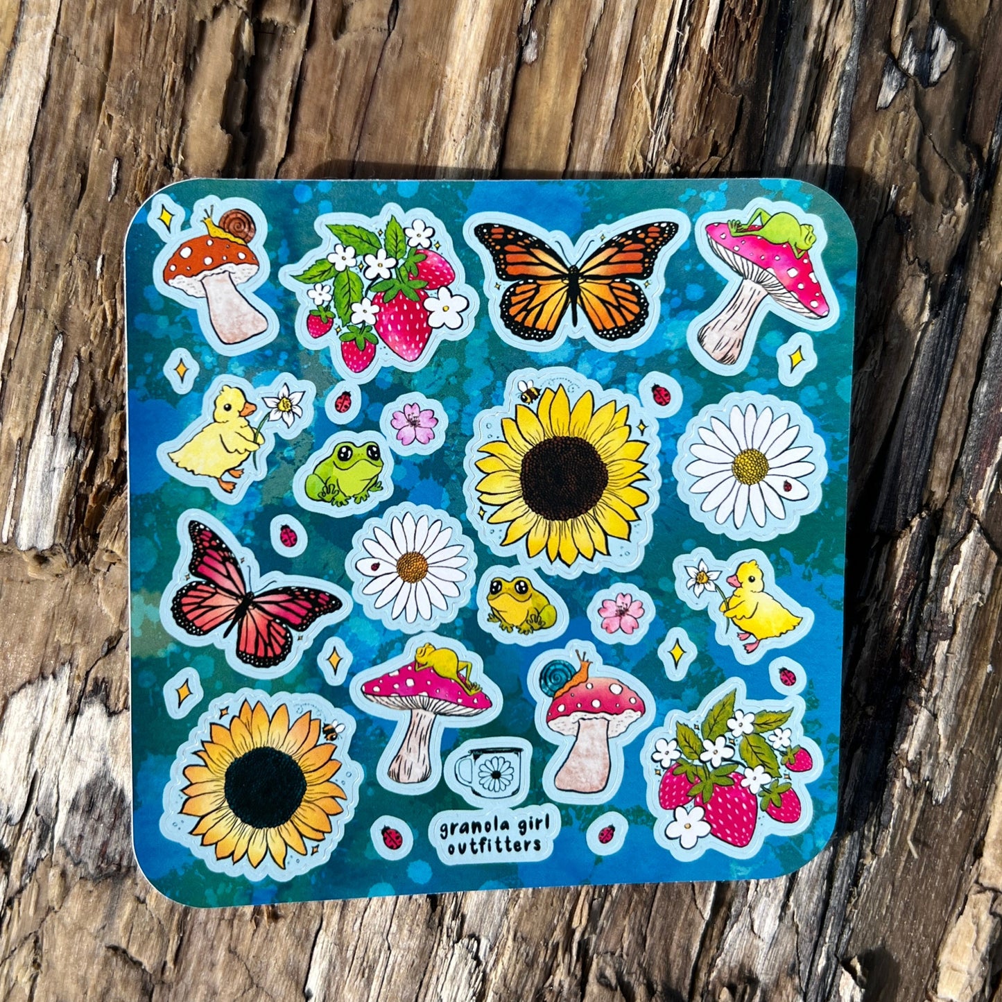 Garden Friends Sticker Sheet