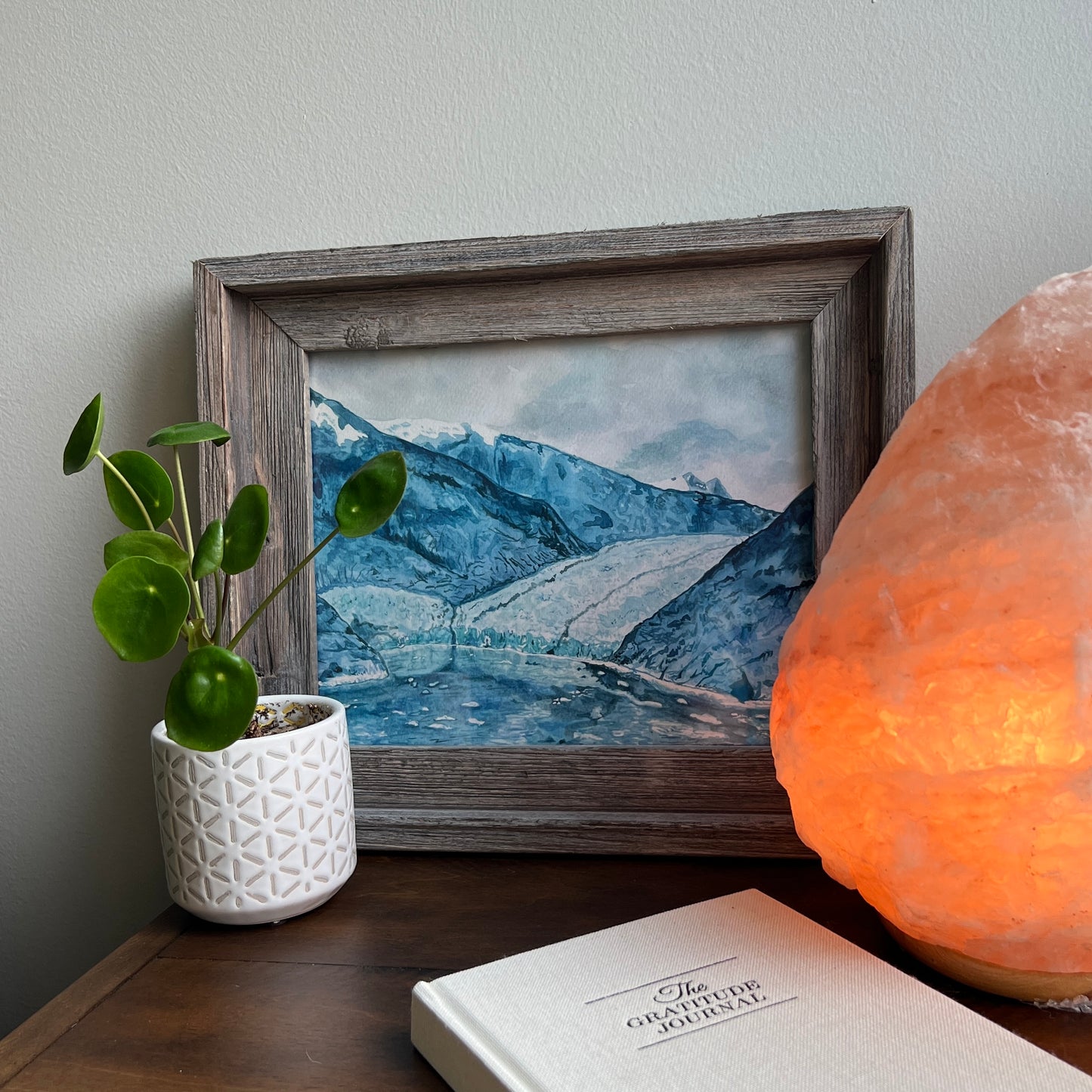 Dawes Glacier – Watercolor Fine Art Print | 8x10