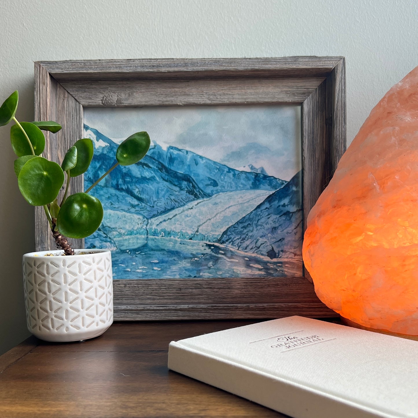 Dawes Glacier – Watercolor Fine Art Print | 8x10