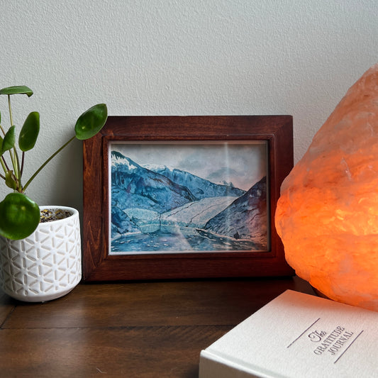 Dawes Glacier – Watercolor Fine Art Print | 5×7