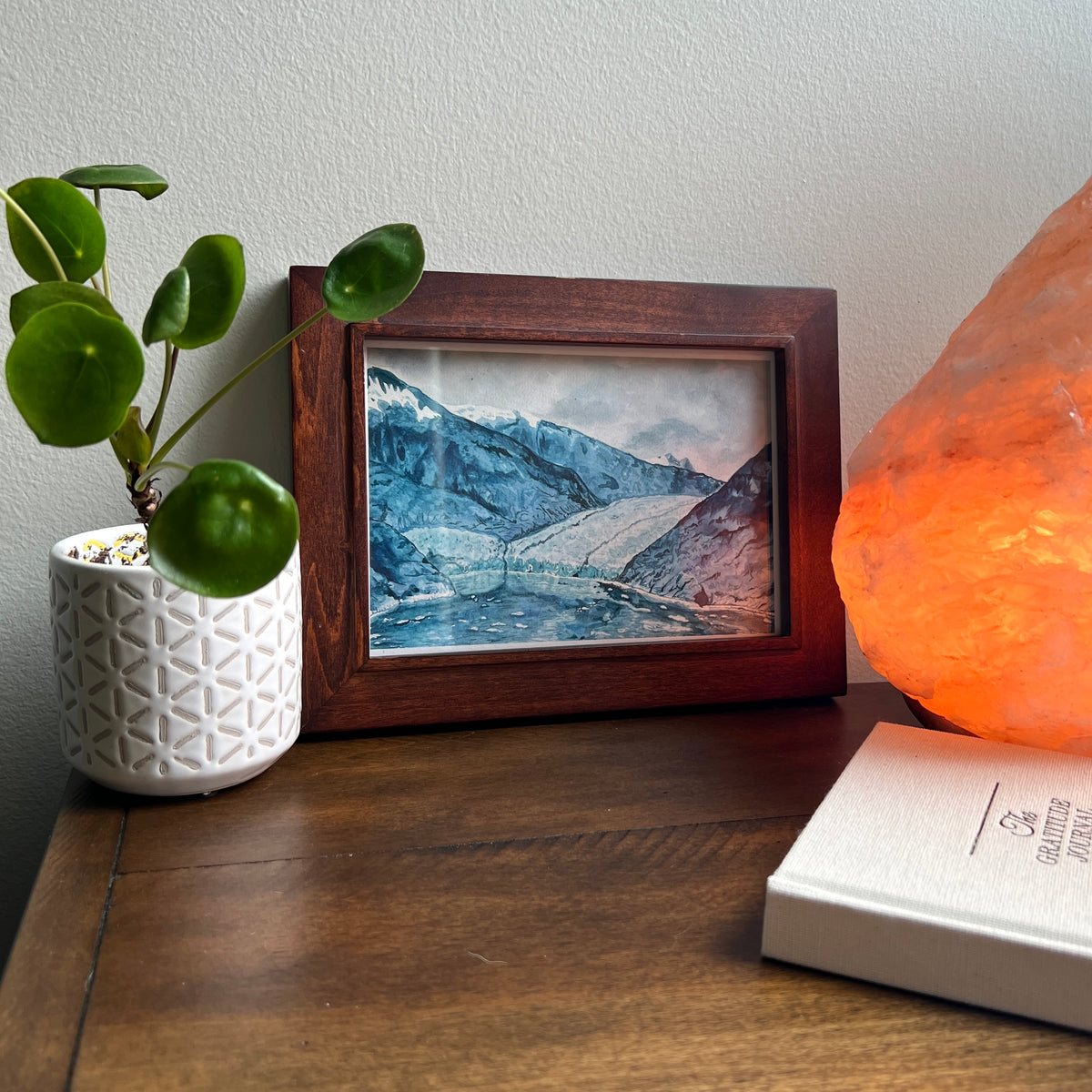 Dawes Glacier – Watercolor Fine Art Print | 5×7