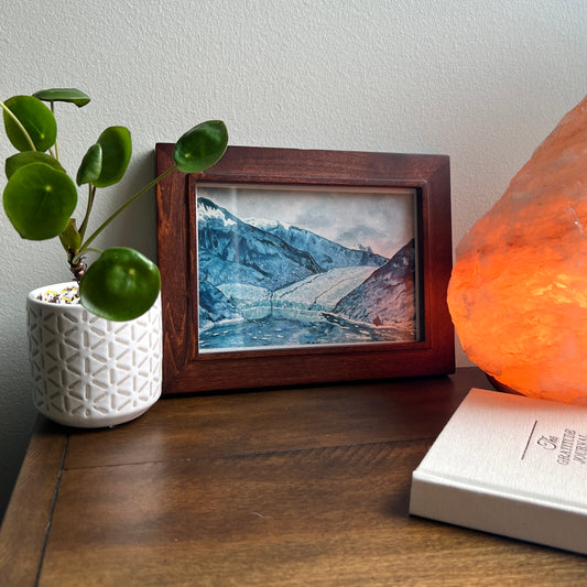 Dawes Glacier – Watercolor Fine Art Print | 5×7